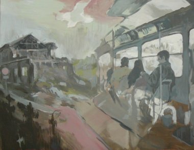 V tramvaji