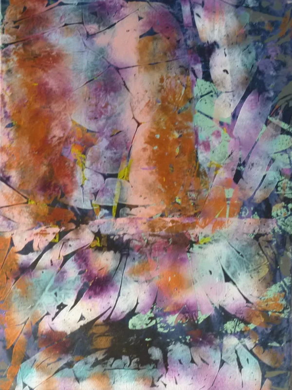 Andromeda, Eva Kočí, 80 x 60 cm, olej a vosk na plátně, 12.000,-