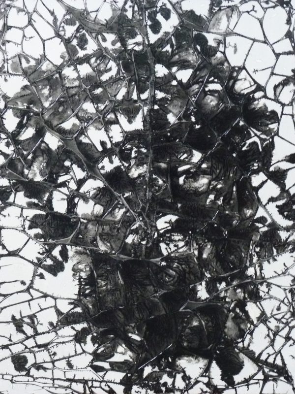 Karnevalová maska, E.Kočí, 120x100cm, olej avosk na pl. 46000,-