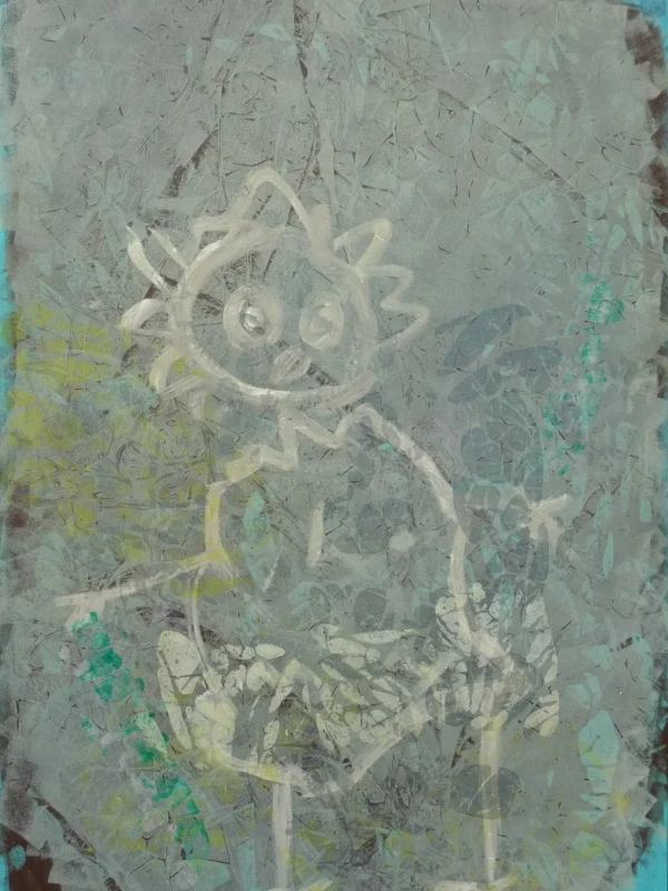 Podzim, Eva Kočí, 140 x 90 cm, olej a vosk na plátně, 48.000,-