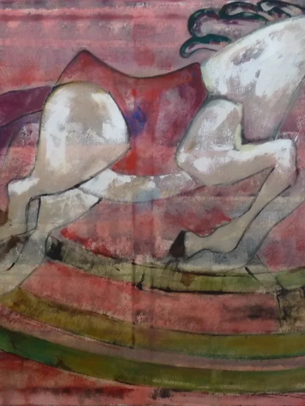 Vyskoč, Libuše Pražáková, 90 x 140 cm, akryl na plátně, 44.250,-