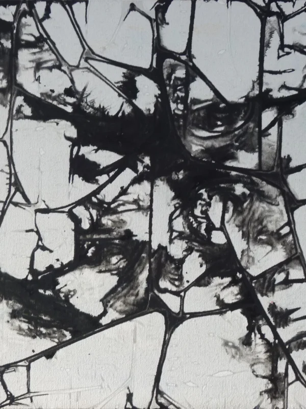 Spider, Eva Kočí, 50 x 50 cm, olej a vosk na plátně, 24.000,-